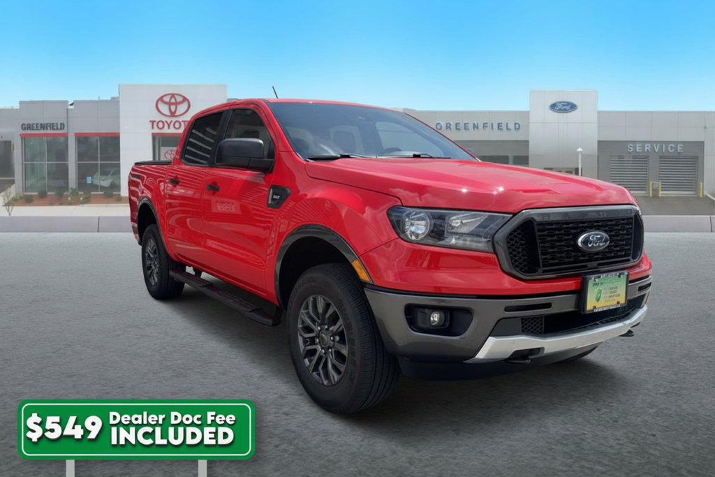 Race Red 2020 Ford Ranger XLT SuperCrew 4WD Pickup Truck Four-Wheel Drive Automatic