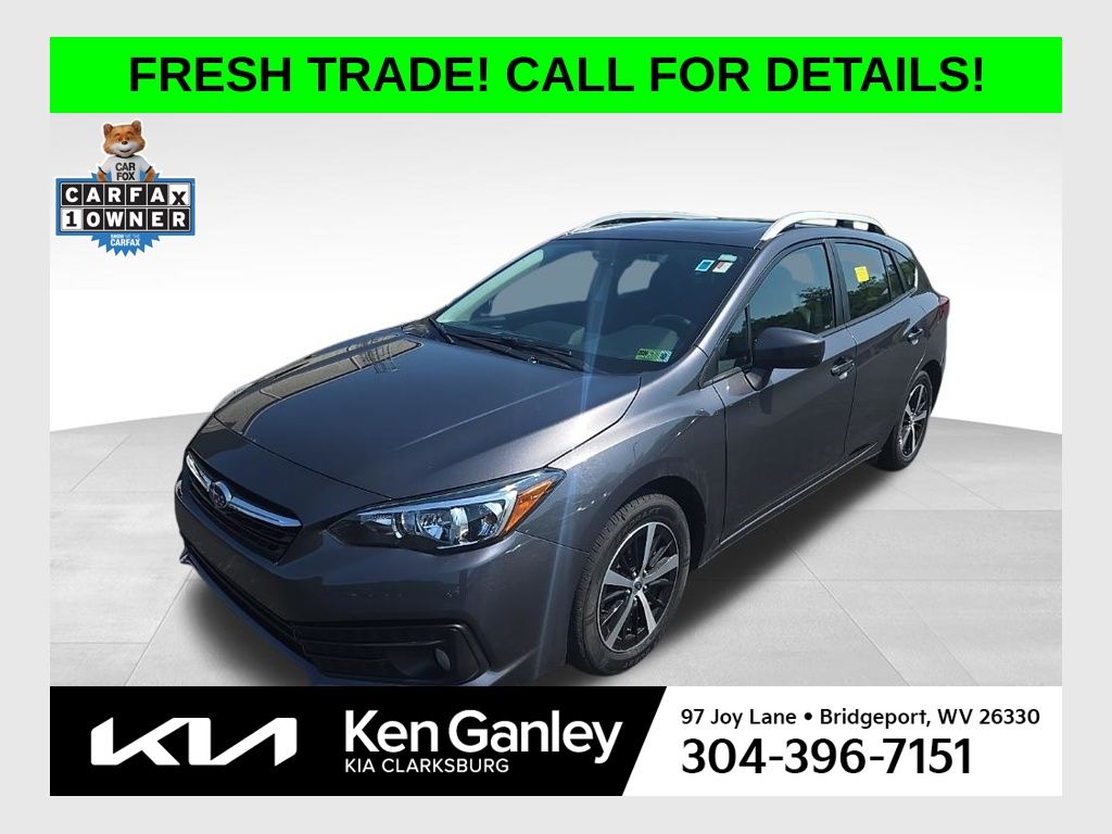 Magnetite Gray Metallic 2022 Subaru Impreza Premium Wagon AWD Wagon All-Wheel Drive Continuously Variable Transmission