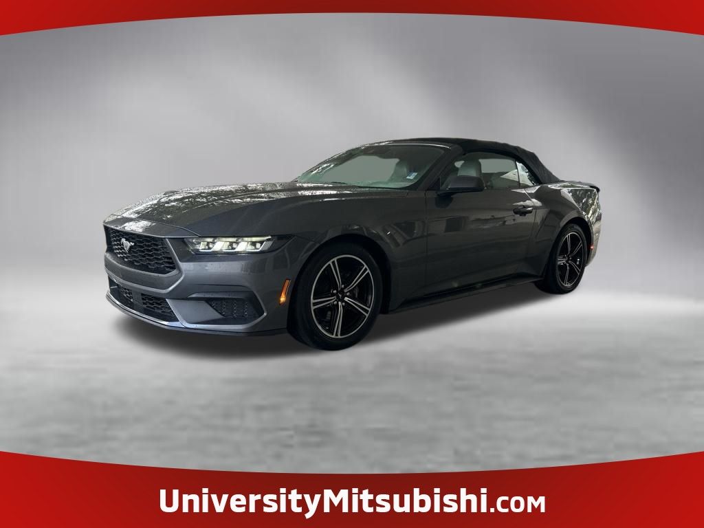 Gray Metallic 2024 Ford Mustang Convertible Rear-Wheel Drive Automatic