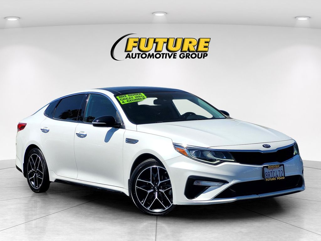 Snow White Pearl 2020 Kia Optima Sedan 6-Speed Automatic