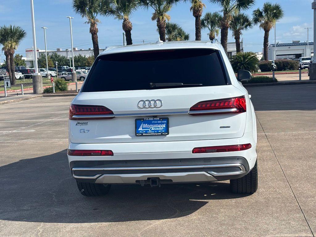 2020 Audi Q7 55 Premium Plus White at Westside Lexus