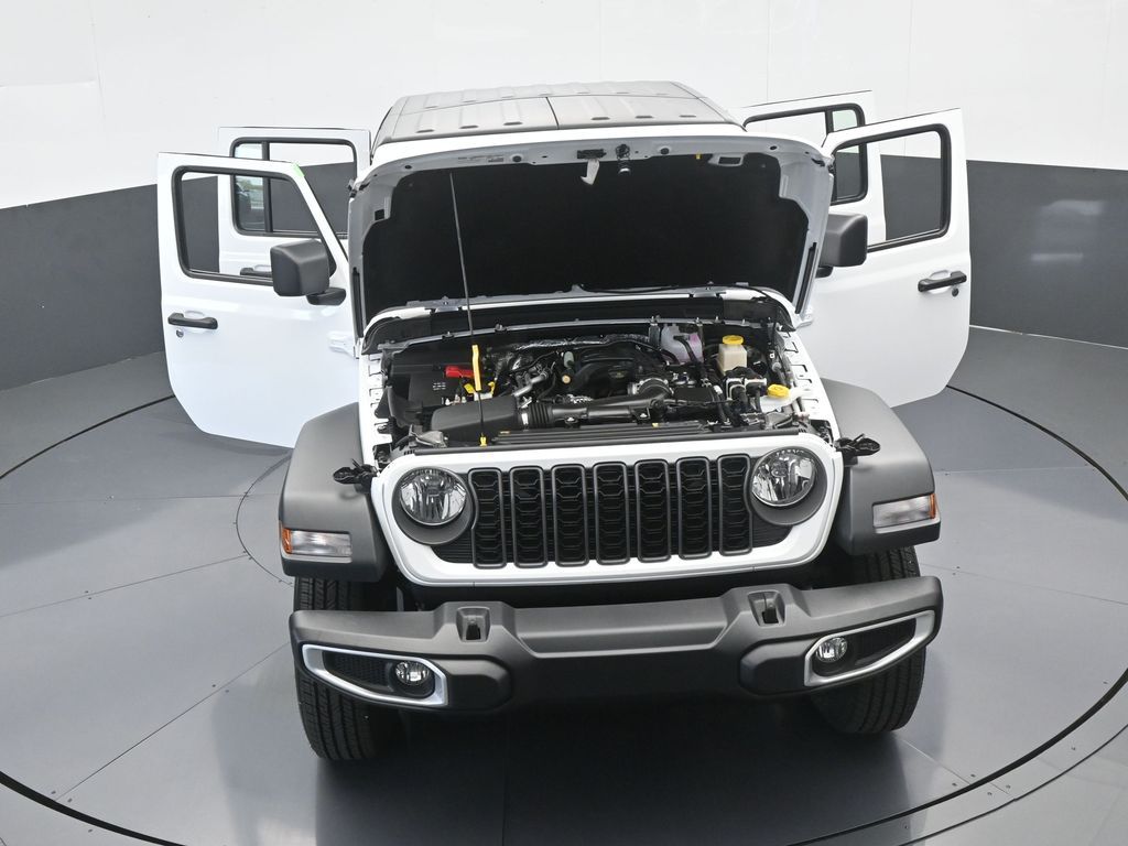Used 2025 Bright White Clearcoat Jeep Sport image 67