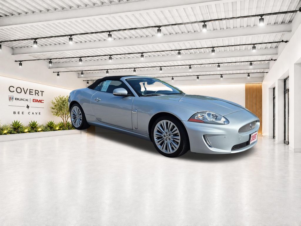 Liquid Silver 2010 Jaguar XK-Series Convertible Rear-Wheel Drive 6-Speed Automatic Overdrive