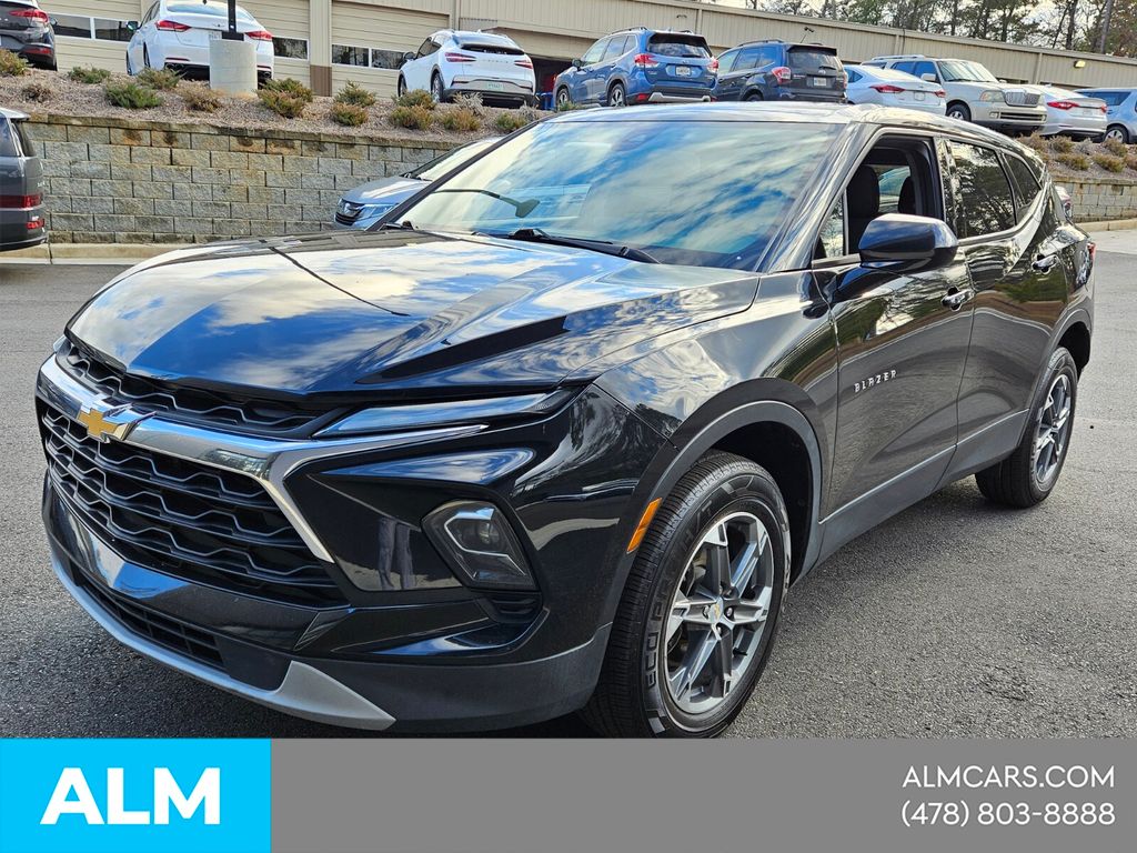 Black 2023 Chevrolet Blazer 2LT FWD SUV / Crossover Front-Wheel Drive 9-Speed Automatic Overdrive