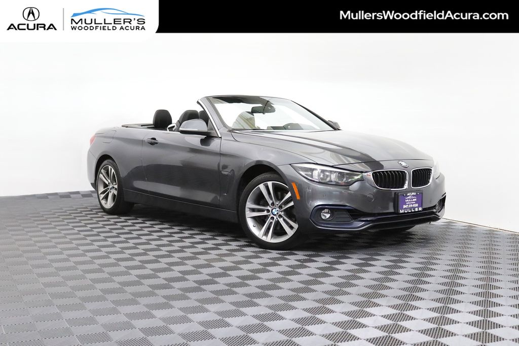 Mineral Gray Metallic 2018 BMW 4 Series Convertible All-Wheel Drive 8-Speed Automatic