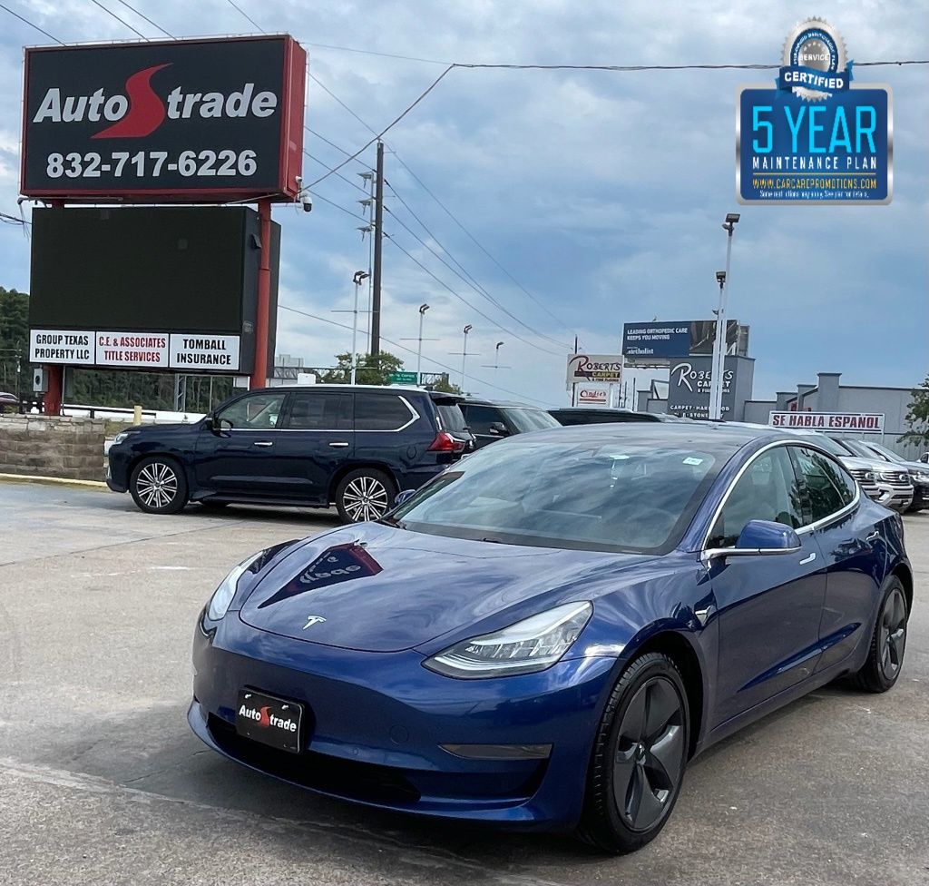 2020 Tesla Model 3 Standard Range Plus Blue at Bayshore Chrysler Jeep Dodge Ram