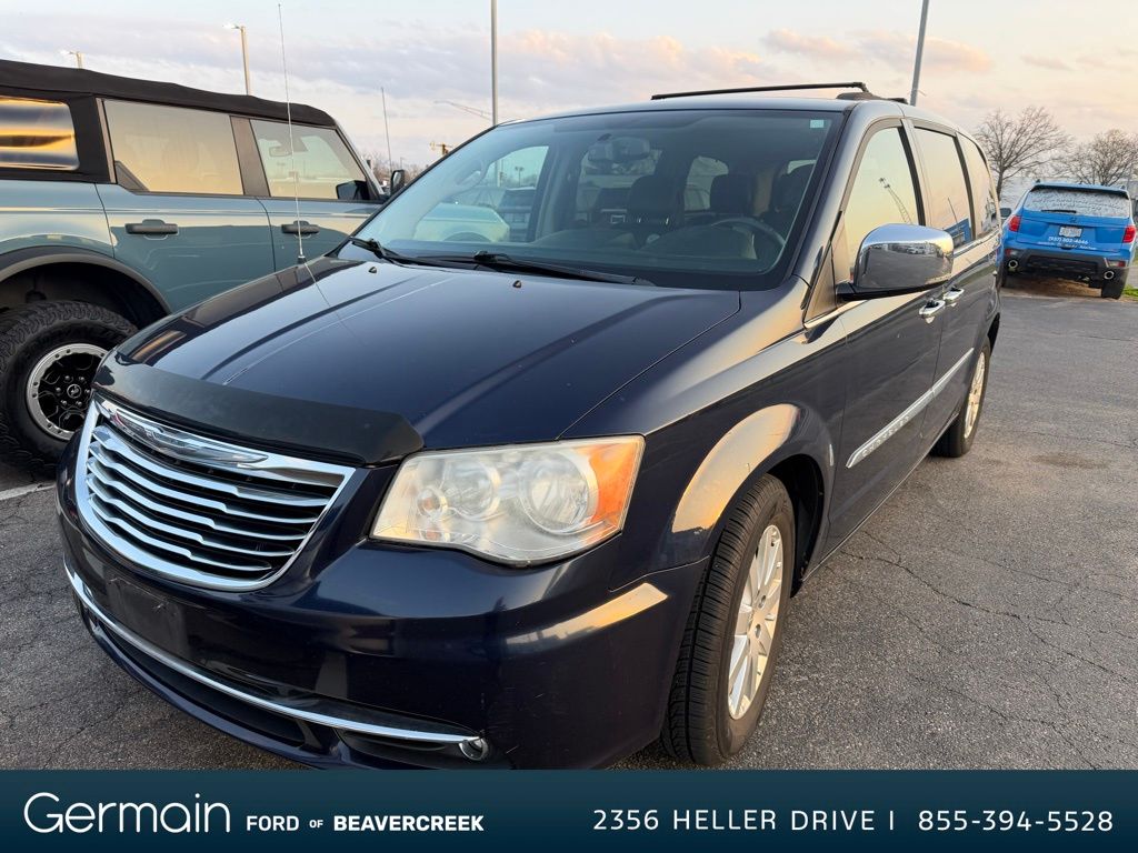 True Blue Pearlcoat 2012 Chrysler Town & Country Touring-L FWD Minivan Front-Wheel Drive 6-Speed Automatic
