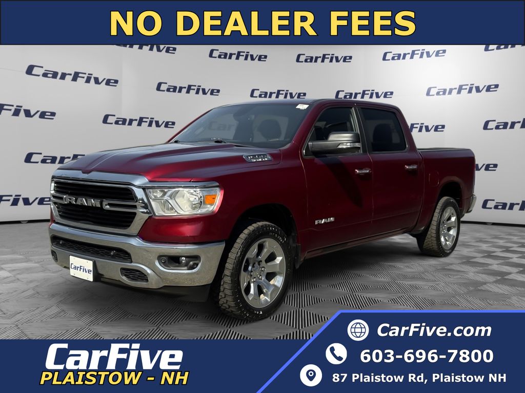Delmonico Red Pearlcoat 2019 RAM 1500 Big Horn Crew Cab 4WD Pickup Truck Four-Wheel Drive 8-Speed Automatic