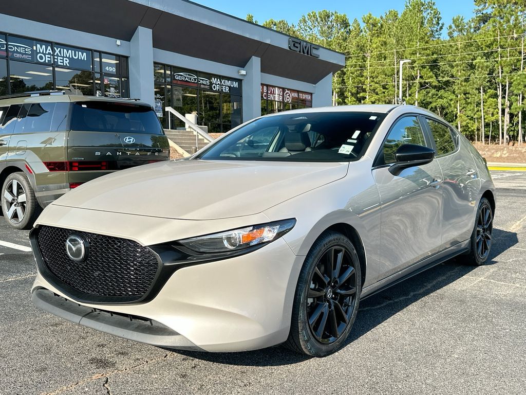 Gray (Platinum Quartz Metallic) 2024 Mazda MAZDA3 Hatchback Front-Wheel Drive 6-Speed Automatic