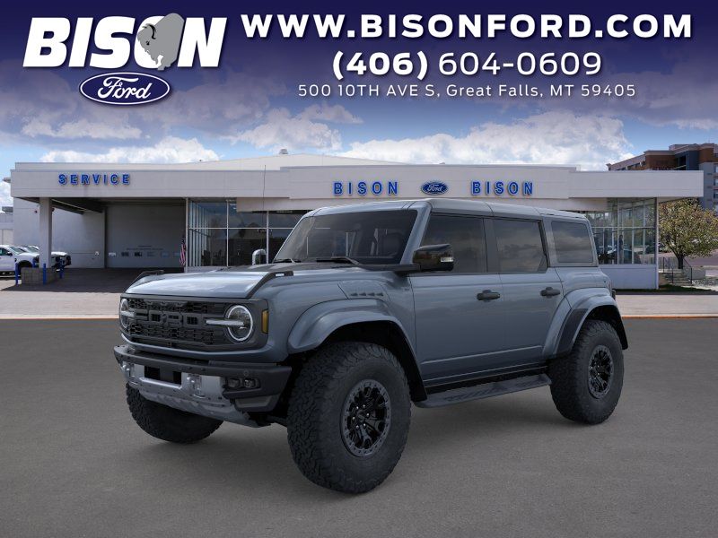 Blue (Azure Gray Metallic Tri-Coat) 2025 Ford Bronco Raptor SUV / Crossover Four-Wheel Drive Automatic