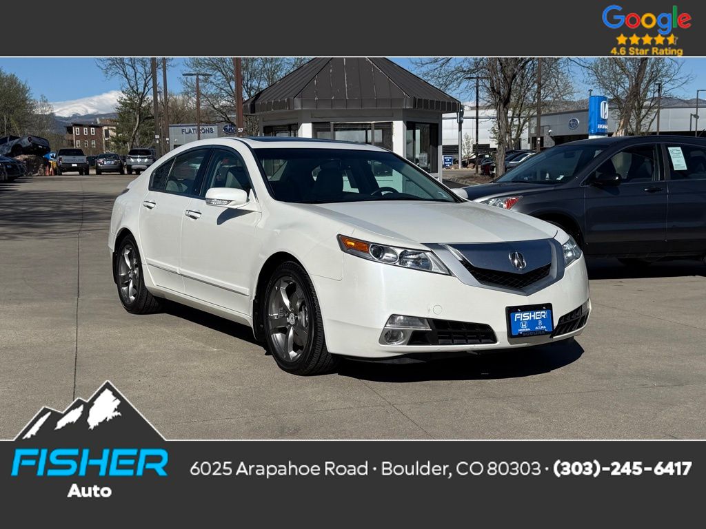 White 2011 Acura TL SH-AWD with Technology Package Sedan All-Wheel Drive 5-Speed Automatic