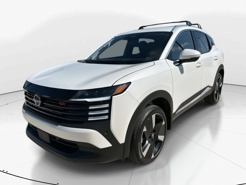2025 Aspen White Tricoat Nissan Kicks SR FWD SUV
