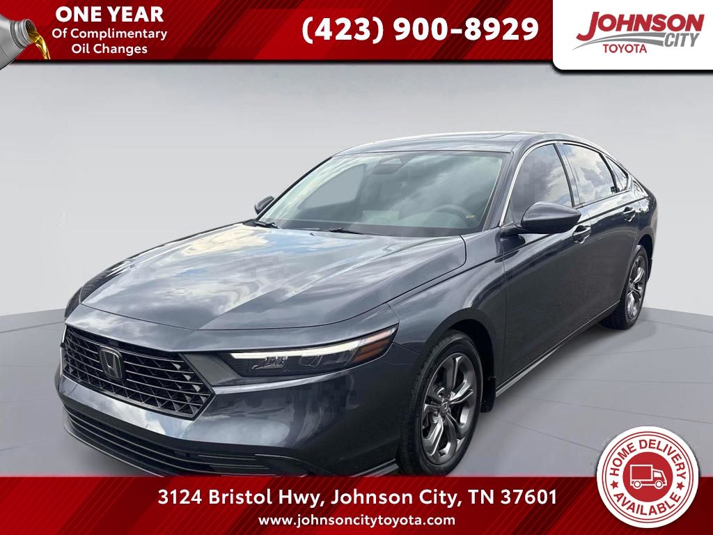 Meteorite Gray Metallic 2023 Honda Accord Sedan Front-Wheel Drive Continuously Variable Transmission