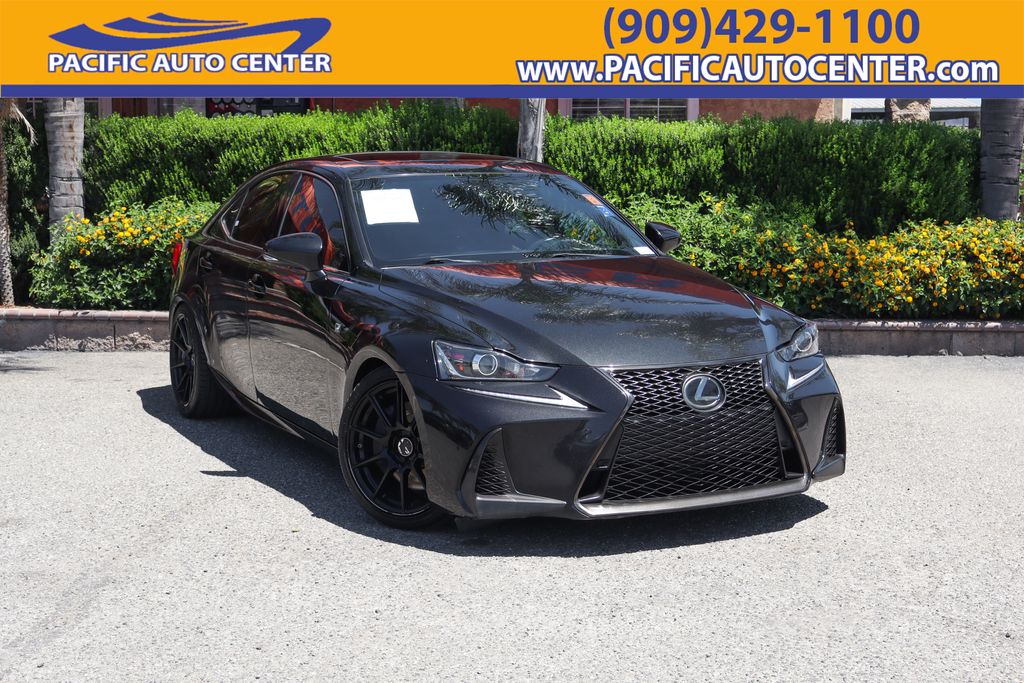 Black (Caviar) 2019 Lexus IS Sedan Rear-Wheel Drive 8-Speed Dual Clutch