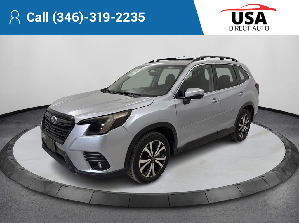 Ice Silver Metallic 2022 Subaru Forester SUV / Crossover All-Wheel Drive Continuously Variable Transmission