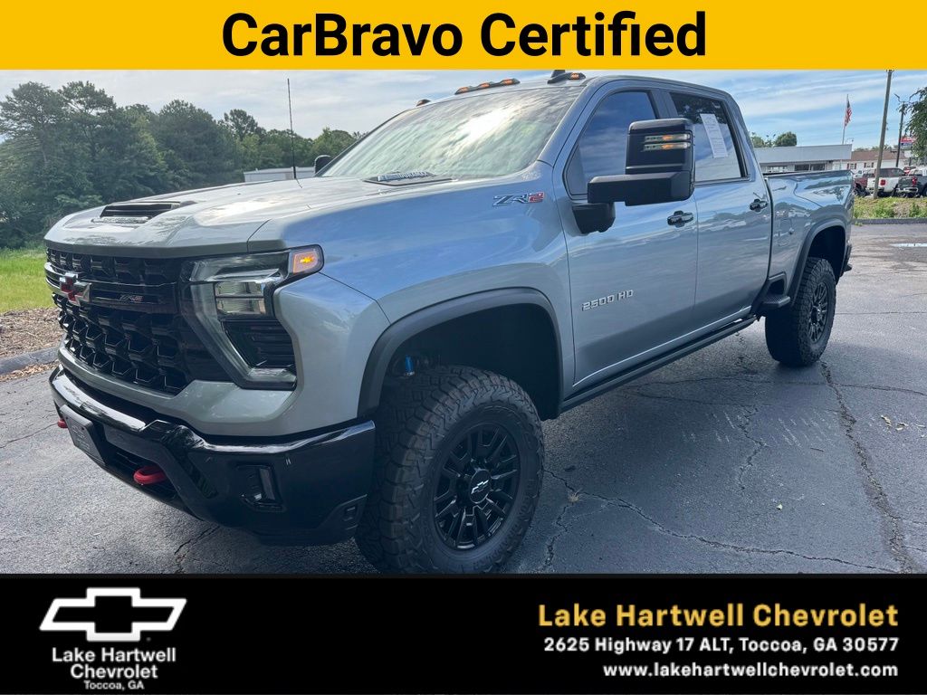 Sterling Gray Metallic 2024 Chevrolet Silverado 2500HD Pickup Truck Four-Wheel Drive Automatic