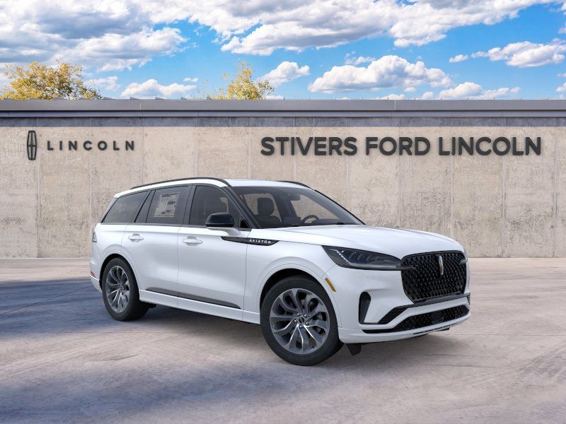 Pristine White Metallic Tri-Coat 2026 Lincoln Aviator SUV / Crossover Rear-Wheel Drive Automatic