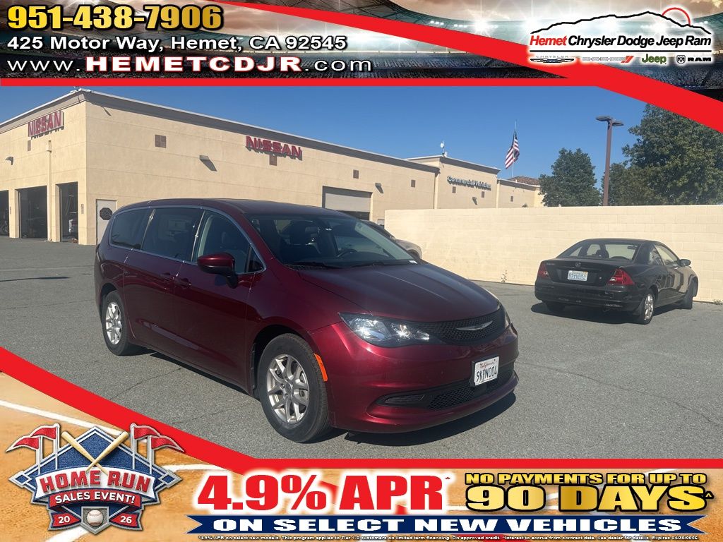 Velvet Red Pearlcoat 2022 Chrysler Voyager LX FWD Minivan Front-Wheel Drive 9-Speed Automatic