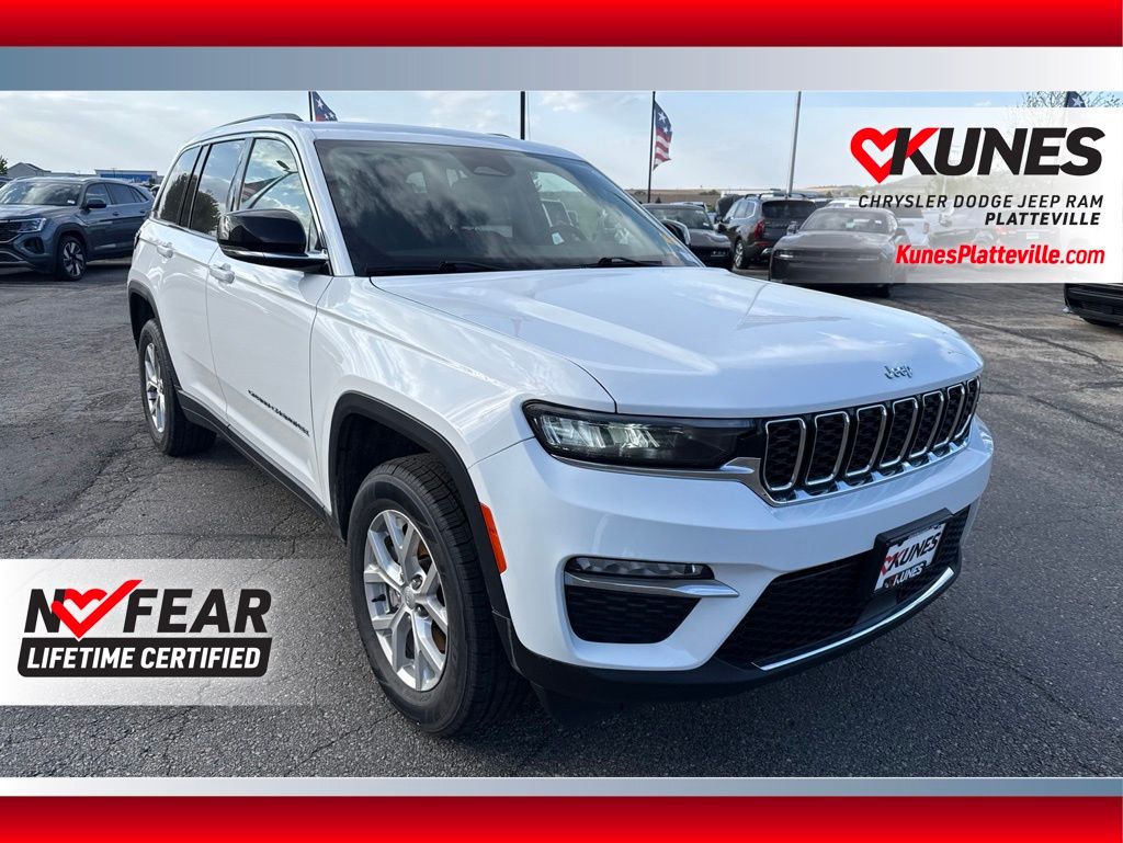 Bright White Clearcoat 2023 Jeep Grand Cherokee SUV / Crossover Four-Wheel Drive 8-Speed Automatic
