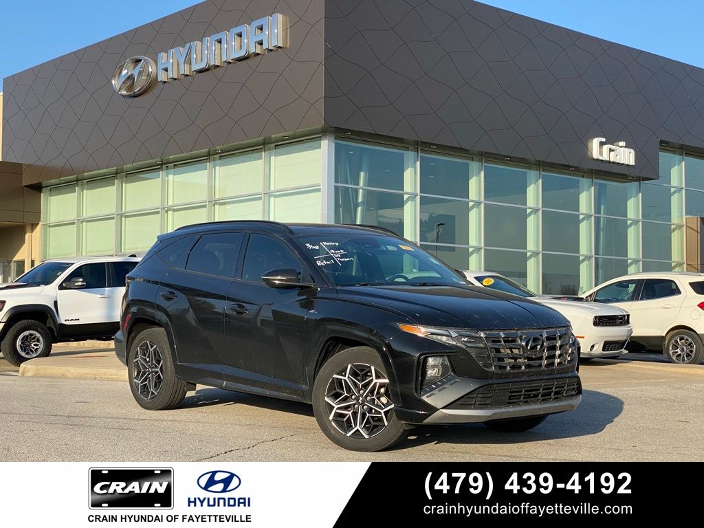 Black Pearl 2024 Hyundai Tucson Hybrid N Line AWD SUV / Crossover All-Wheel Drive 6-Speed Automatic