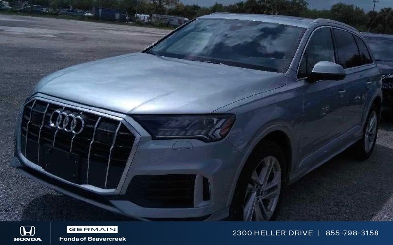Silver 2024 Audi Q7 quattro Premium Plus 55 TFSI SUV / Crossover All-Wheel Drive 8-Speed Automatic