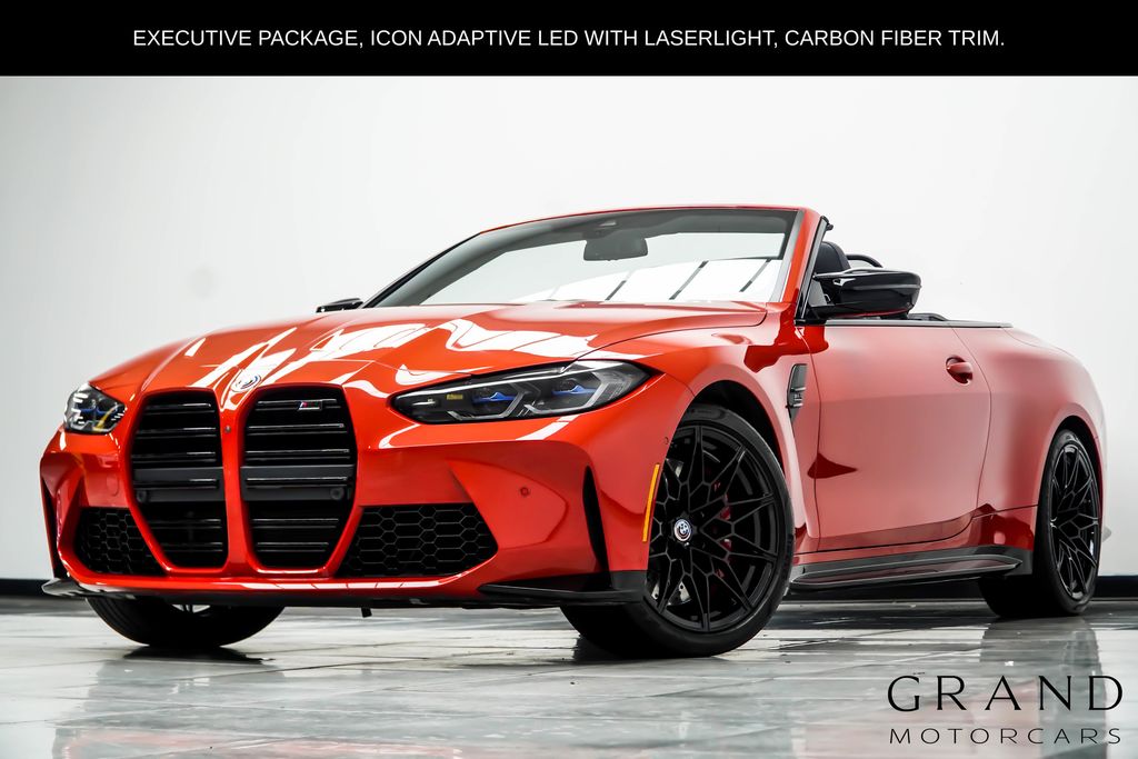 Toronto Red Metallic 2023 BMW M4 Convertible All-Wheel Drive 8-Speed Automatic