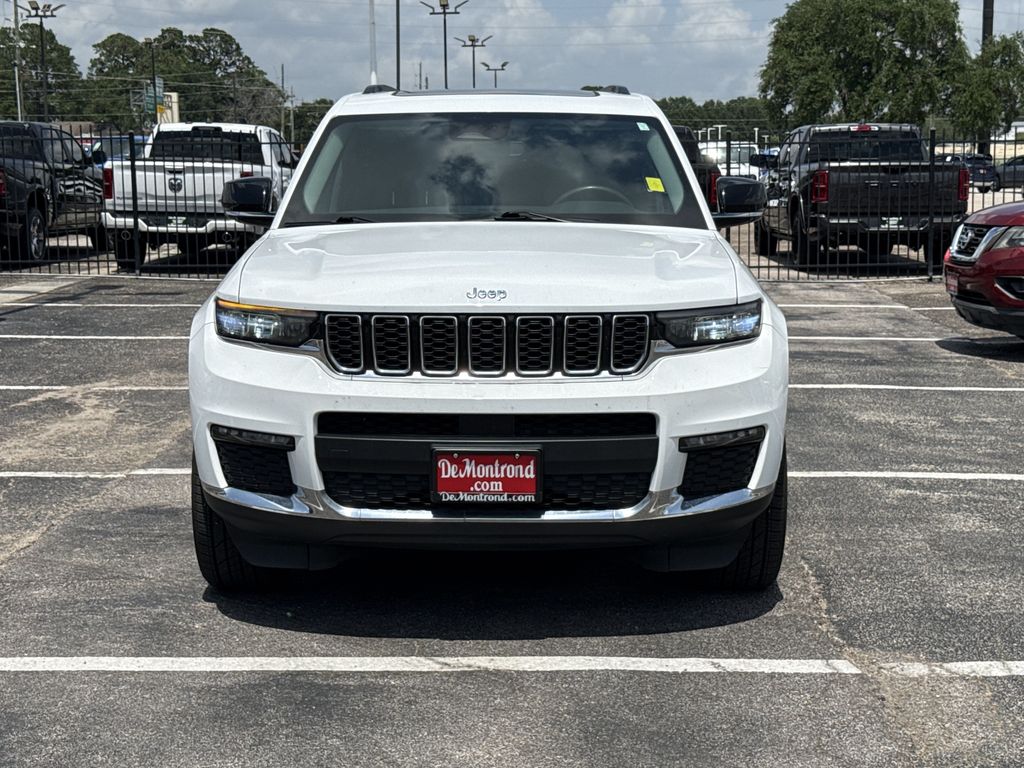2021 Jeep Grand Cherokee L Limited White at Mac Haik CDJR North Houston