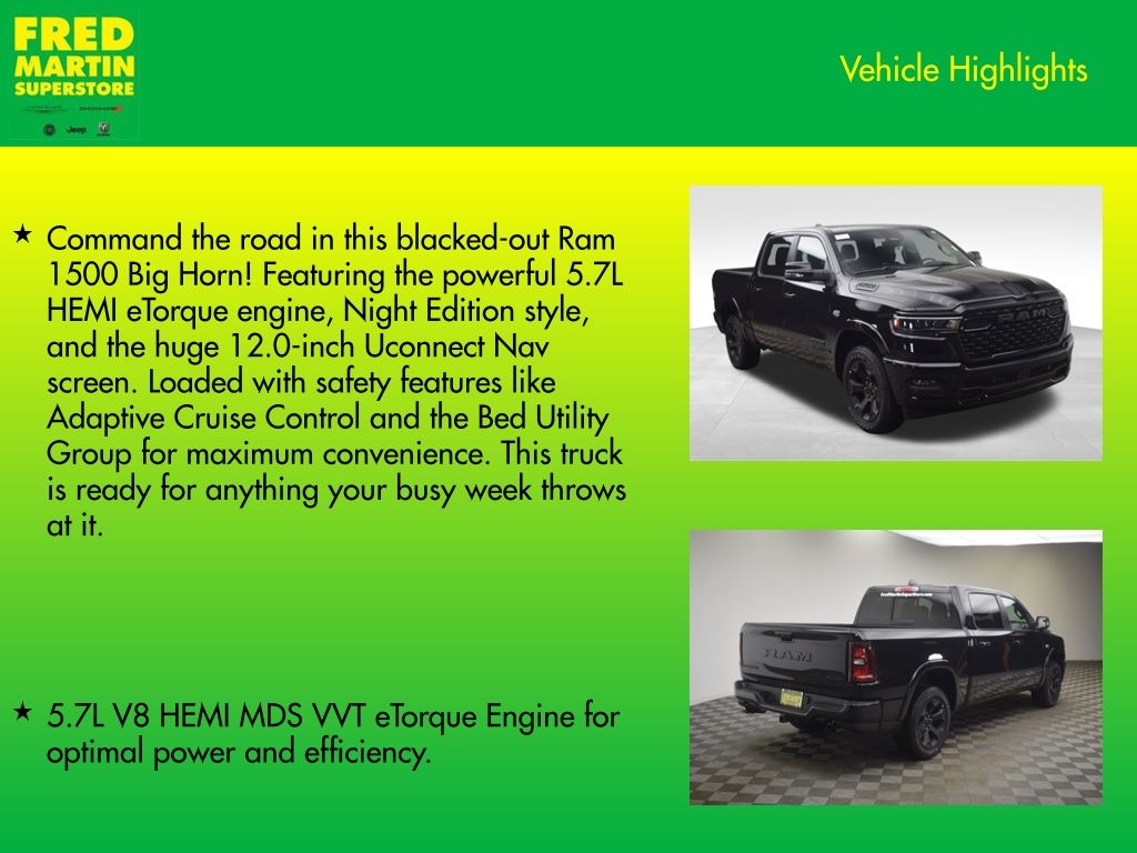 new 2026 Ram 1500 car, priced at $53,598