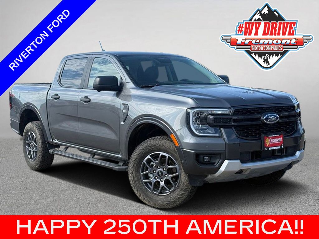 Carbonized Gray Metallic 2024 Ford Ranger Pickup Truck Four-Wheel Drive Automatic