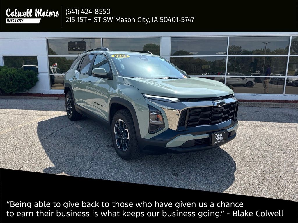 Cacti Green 2025 Chevrolet Equinox SUV / Crossover Four-Wheel Drive 8-Speed Automatic