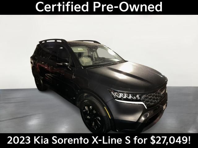 Gravity Gray 2023 Kia Sorento X-Line S AWD SUV / Crossover All-Wheel Drive 8-Speed Automatic