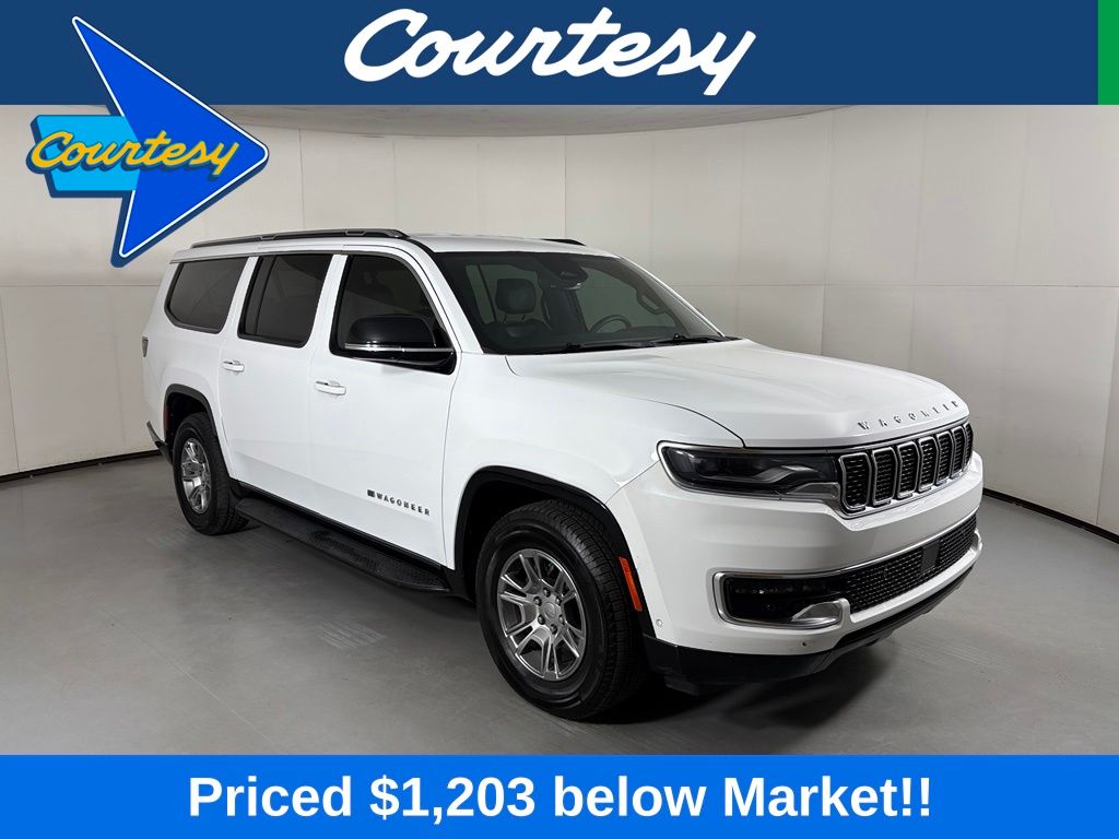 Bright White Clearcoat 2023 Jeep Wagoneer L SUV / Crossover Four-Wheel Drive 8-Speed Automatic