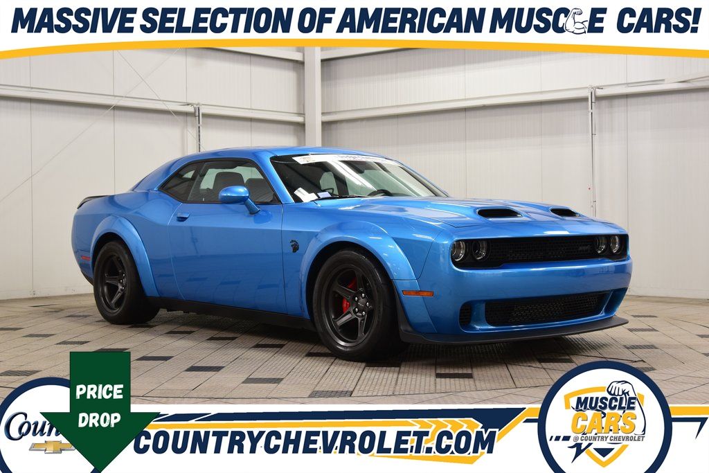 B5 Blue Pearlcoat 2023 Dodge Challenger SRT Super Stock RWD Coupe Rear-Wheel Drive 8-Speed Automatic