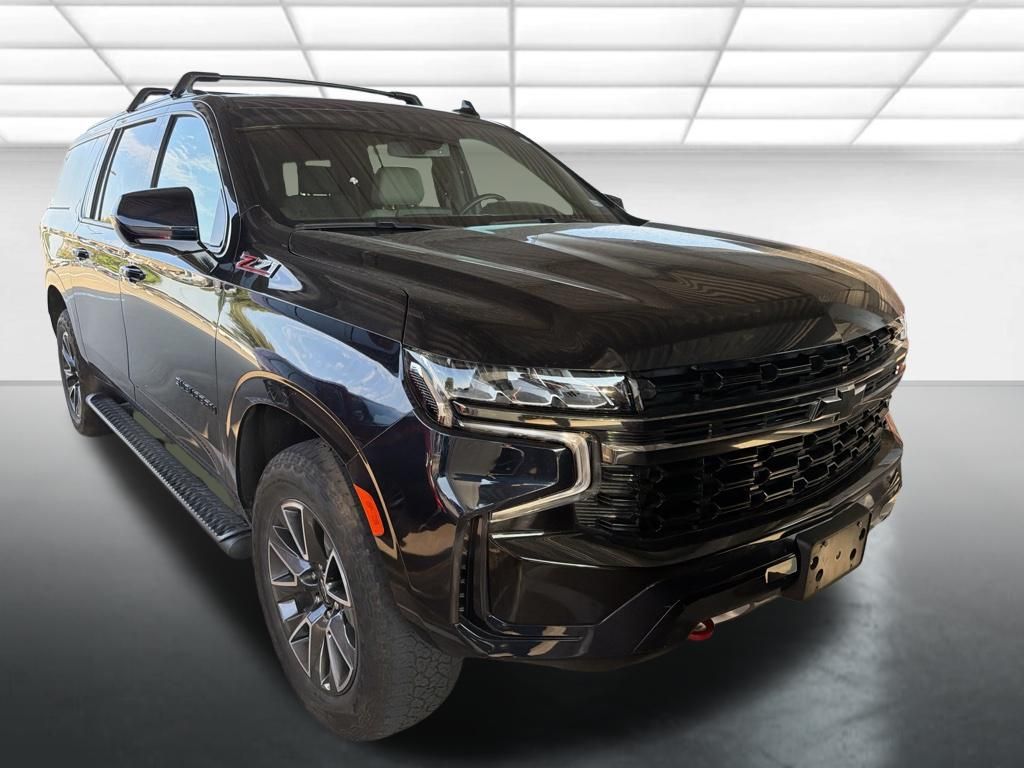 Midnight Blue Metallic 2021 Chevrolet Suburban SUV / Crossover Four-Wheel Drive