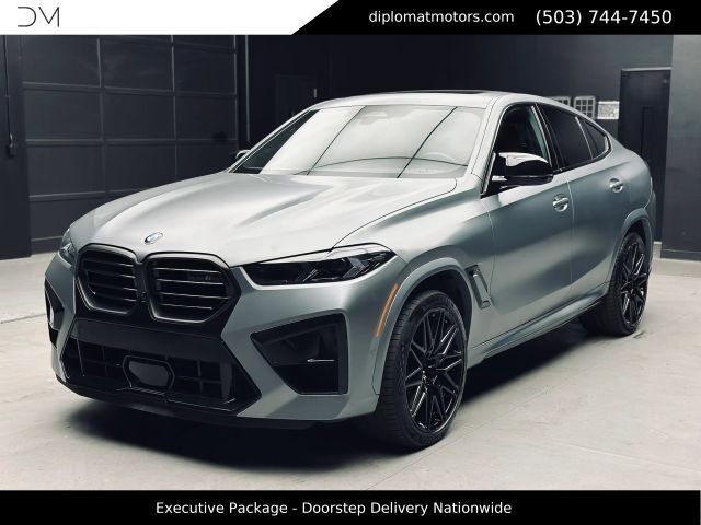 Gray (Frozen Pure Grey Metallic) 2025 BMW X6 M Competition AWD SUV / Crossover All-Wheel Drive 8-Speed Automatic