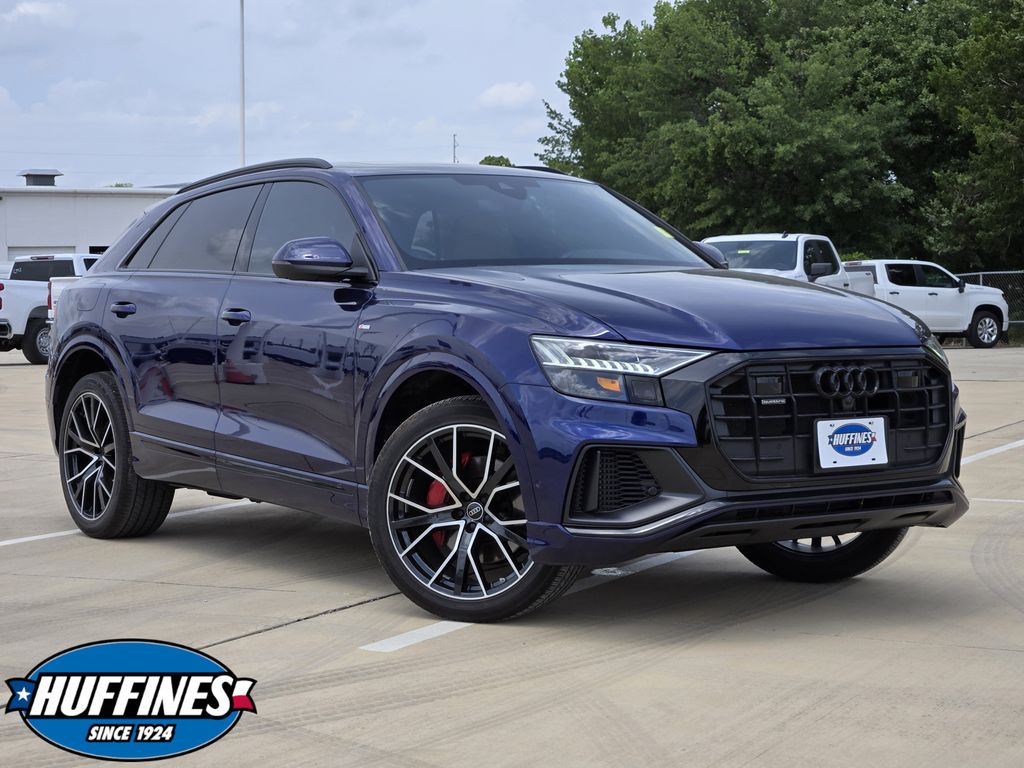 Blue 2023 Audi Q8 SUV / Crossover All-Wheel Drive 8-Speed Automatic