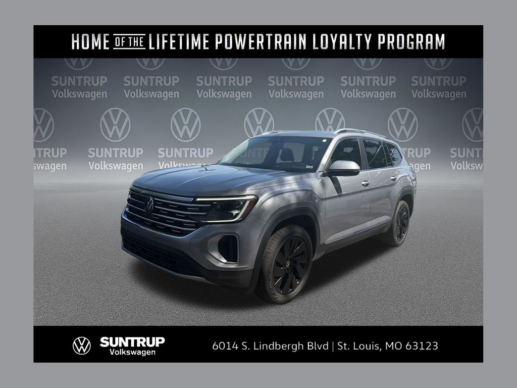Silver Mist Metallic 2024 Volkswagen Atlas SUV / Crossover All-Wheel Drive 8-Speed Automatic
