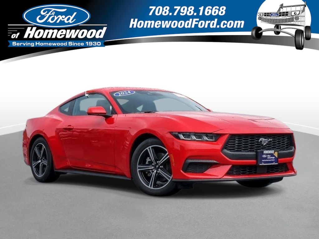 Race Red 2024 Ford Mustang EcoBoost Fastback RWD Coupe Rear-Wheel Drive Automatic