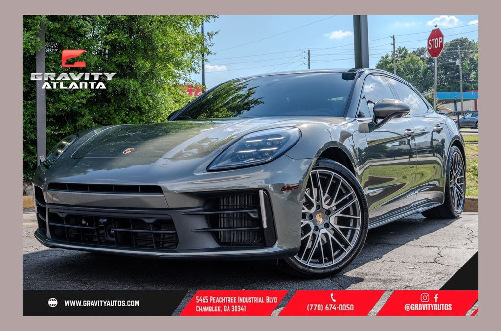 Aventurine Green Metallic 2025 Porsche Panamera RWD Sedan Rear-Wheel Drive 8-Speed Automatic