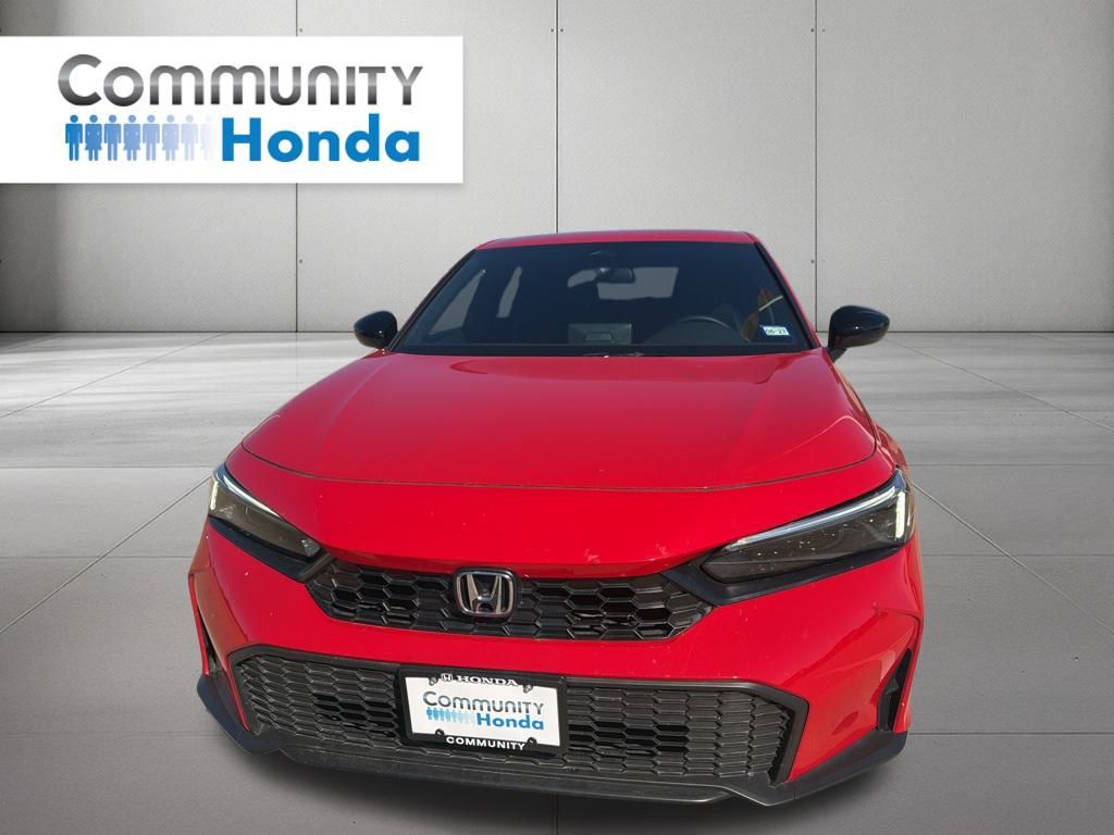 2025 Honda Civic Sport Red at Community Honda