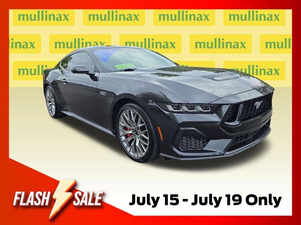 Dark Matter Gray Metallic 2024 Ford Mustang Coupe Rear-Wheel Drive Automatic