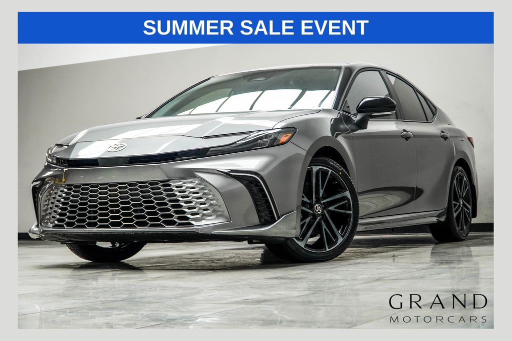 Heavy Metal/Midnight Black Metallic 2025 Toyota Camry Sedan Front-Wheel Drive Continuously Variable Transmission