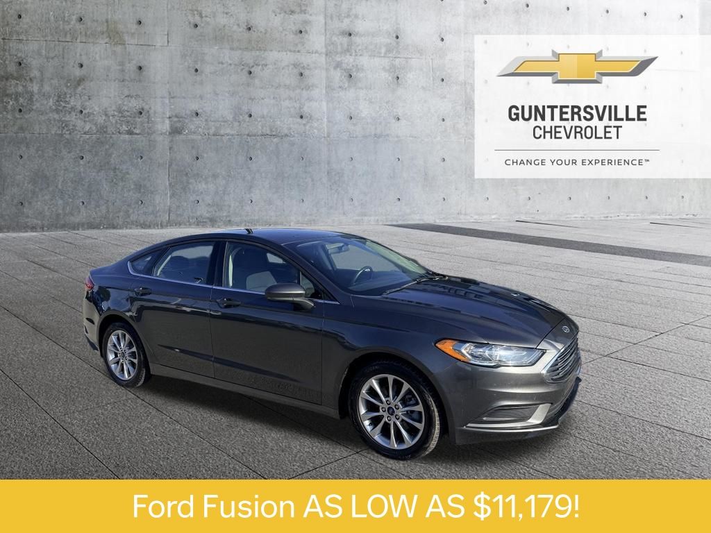 Gray (Magnetic) 2017 Ford Fusion Sedan Front-Wheel Drive 6-Speed Automatic
