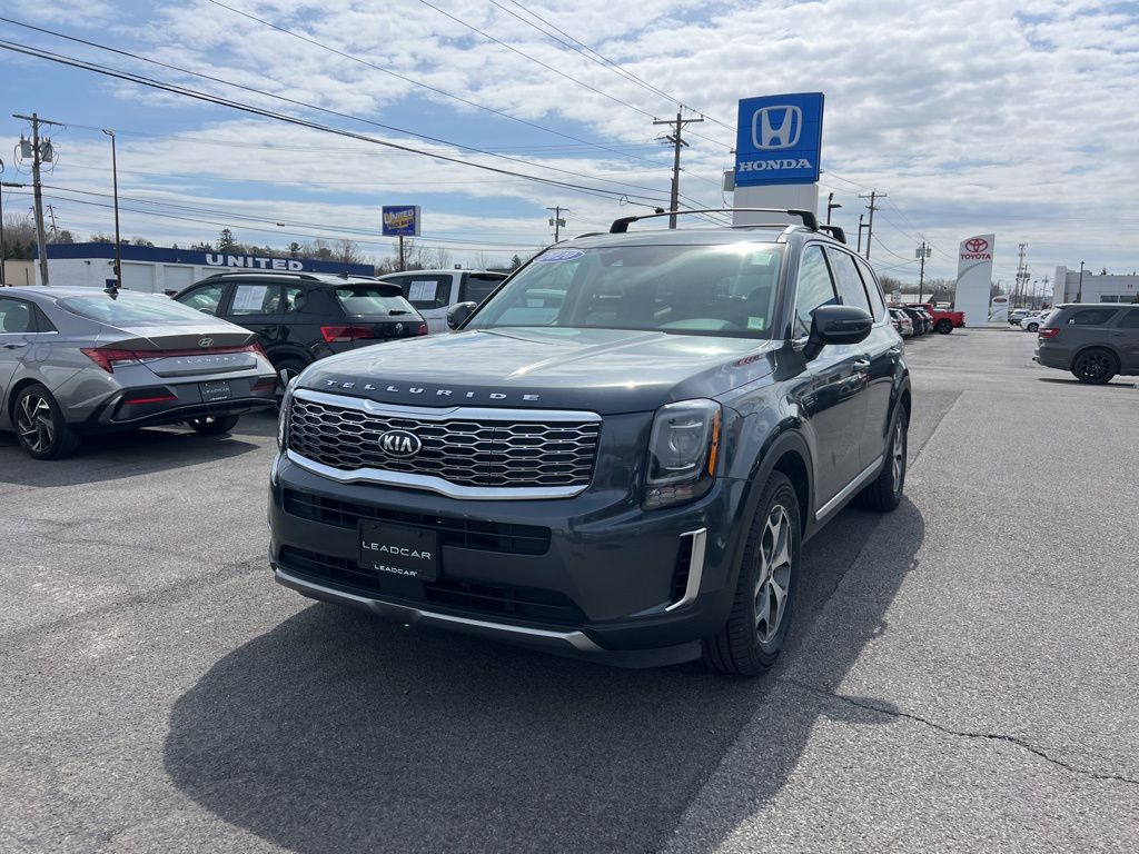 Gravity Gray 2020 Kia Telluride EX AWD SUV / Crossover All-Wheel Drive 8-Speed Automatic