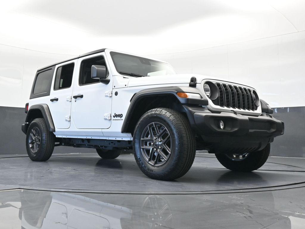 Used 2024 Bright White Clearcoat Jeep Sport S image 55