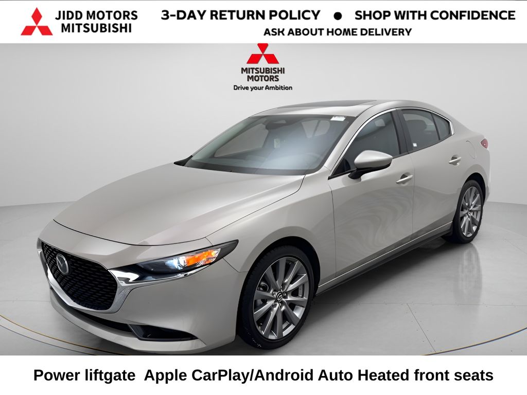 Gray (Platinum Quartz Metallic) 2025 Mazda MAZDA3 2.5 S Preferred Sedan FWD Sedan Front-Wheel Drive 6-Speed Automatic