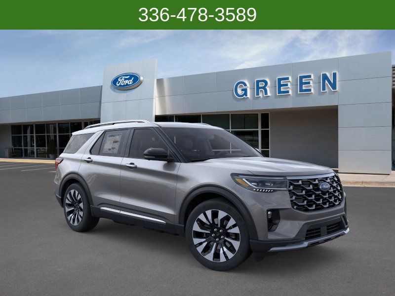 Carbonized Gray Metallic 2026 Ford Explorer Platinum AWD SUV / Crossover All-Wheel Drive Automatic