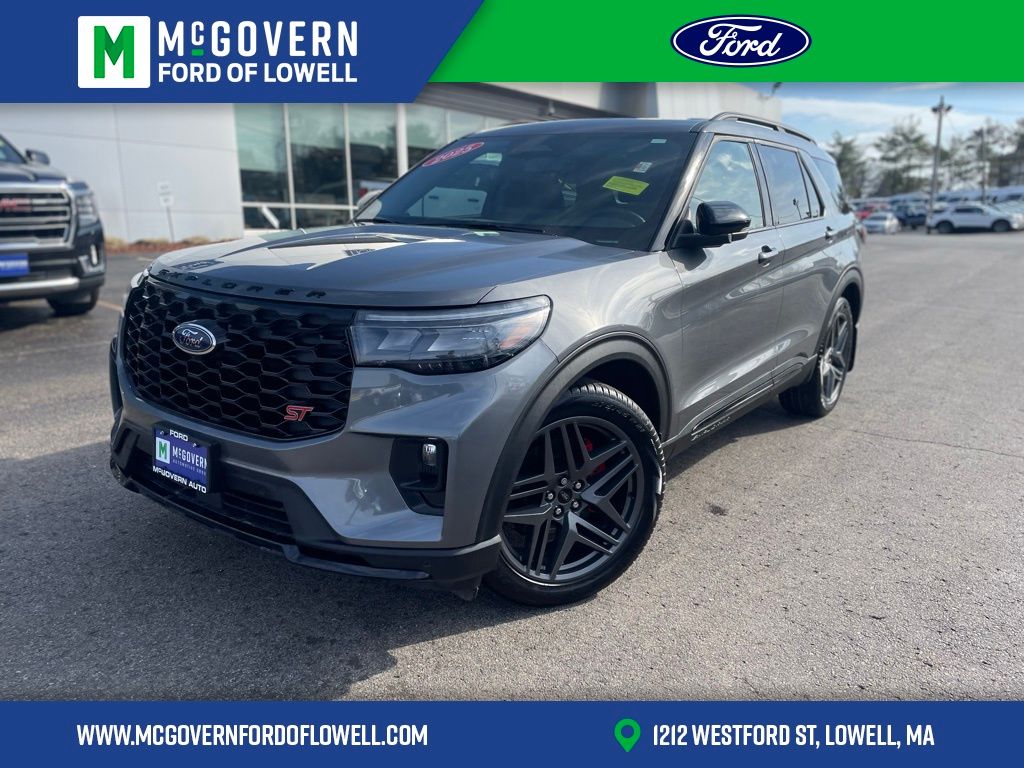 Carbonized Gray Metallic 2025 Ford Explorer ST AWD SUV / Crossover All-Wheel Drive Automatic