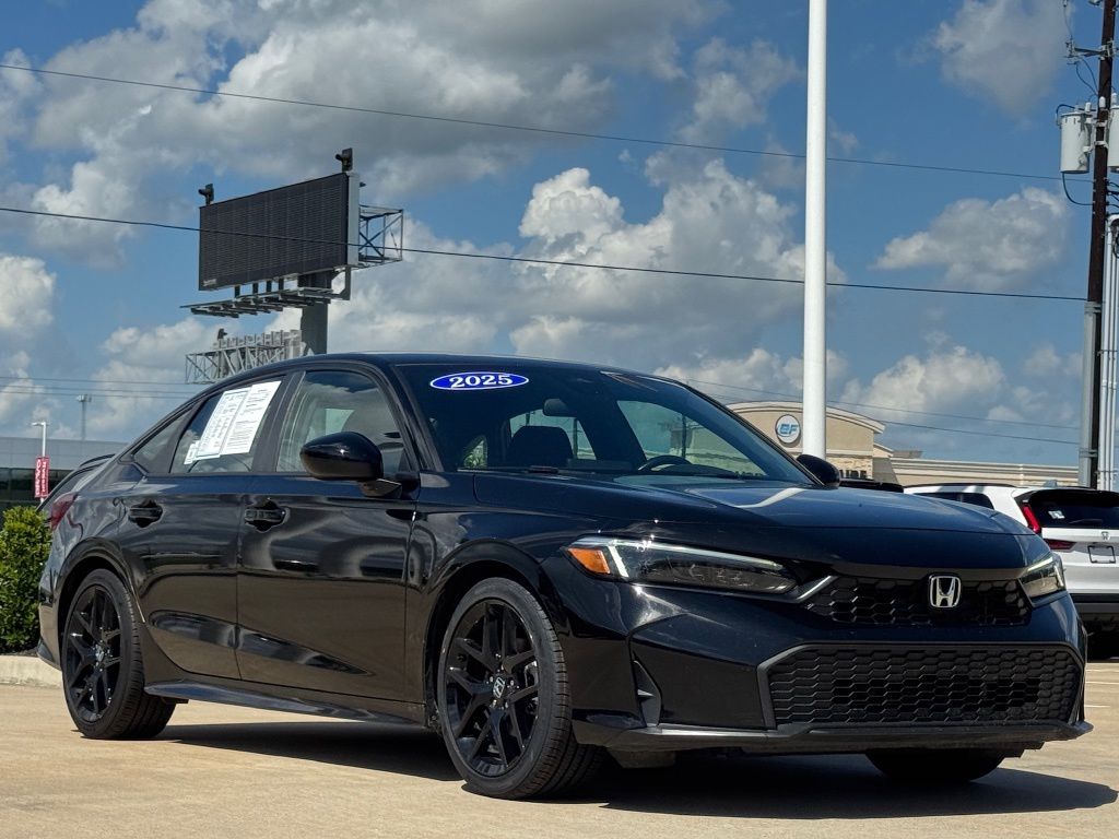 2025 Honda Civic Sport  at Baytown Hyundai