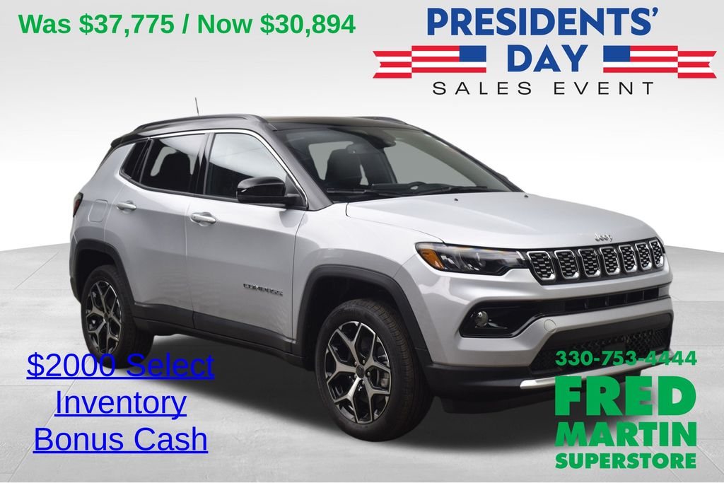 new 2026 Jeep Compass car, priced at $30,894